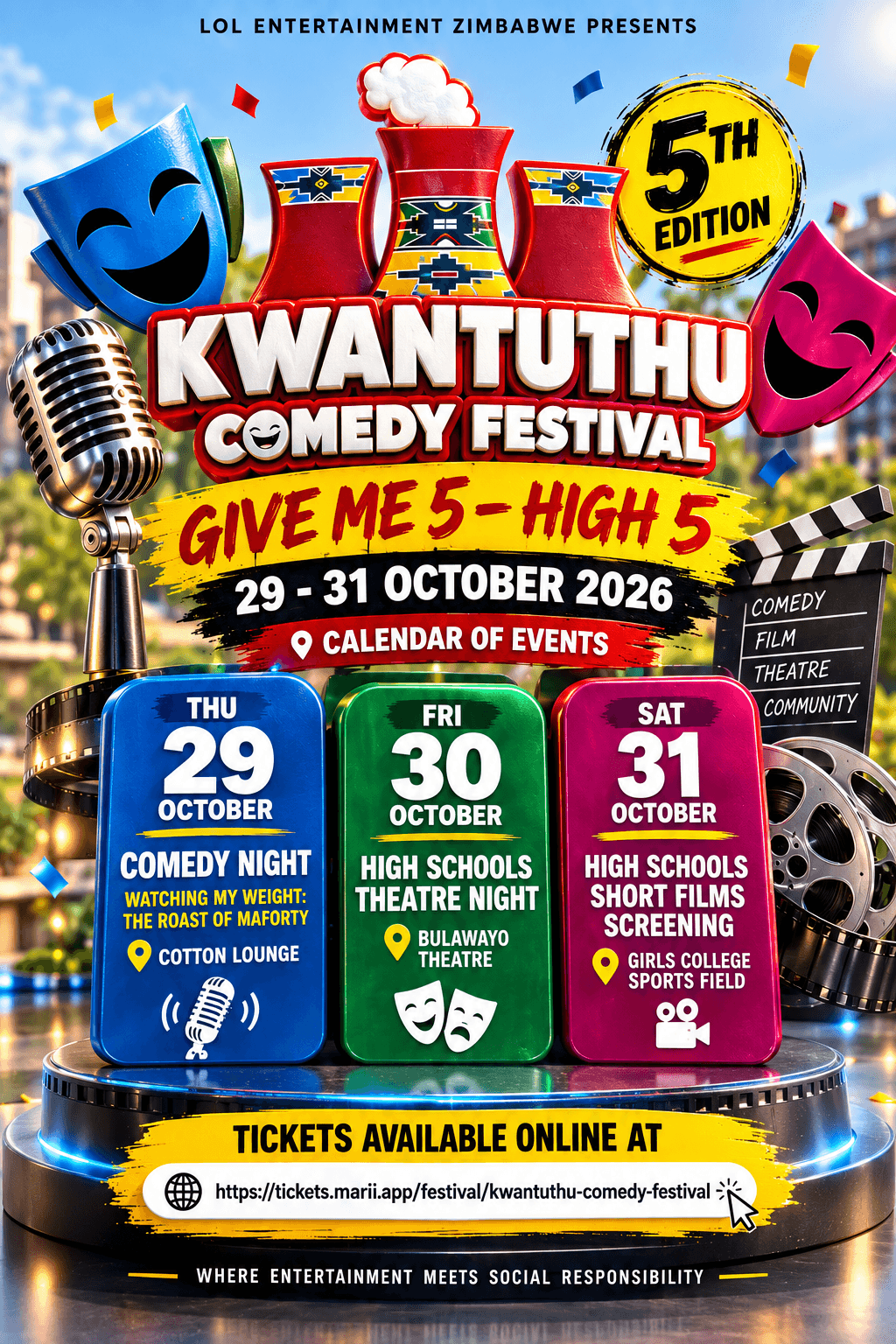 Kwantuthu Comedy Festival poster